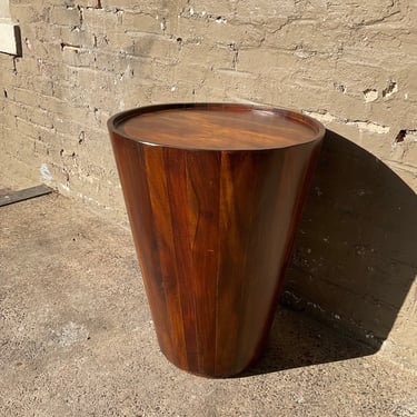 Modern Wood Drum Table