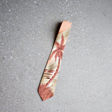 1940s Palm Tree Necktie 