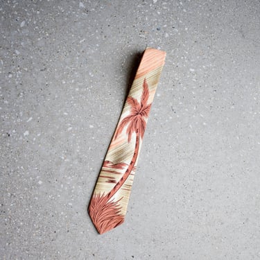 1940s Palm Tree Necktie 