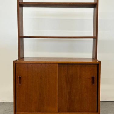 Swedish Credenza with Bookshelf Top