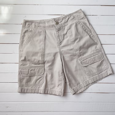 vintage cargo shorts 90s y2k vintage beige khaki high waisted shorts 
