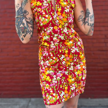 Vintage flower power mini