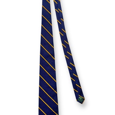 Vintage RALPH LAUREN Necktie ~ Repp Stripe ~ Polo RL ~ Preppy ~ Ivy Style ~ Trad ~ Tie 
