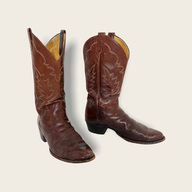 Vintage PANHANDLE SLIM Cowboy Boots ~ 10 D ~ Western / Rockabilly / Ranch Wear ~ 