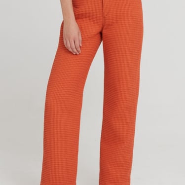 Aniela Parys Effy Waffle Trousers - orange