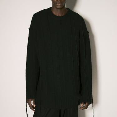 Yohji Yamamoto Men Cable Knit Sweater