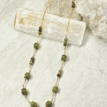 James + Jezebelle | Green Garnet Necklace