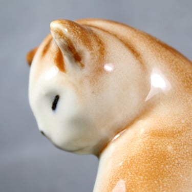 Serene Kitty Figurine | Cat Lover Gift | Dated 1947 | Hand Painted | Bixley Shop 