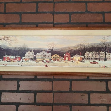 1990's Norman Rockwell Christmas Winter 