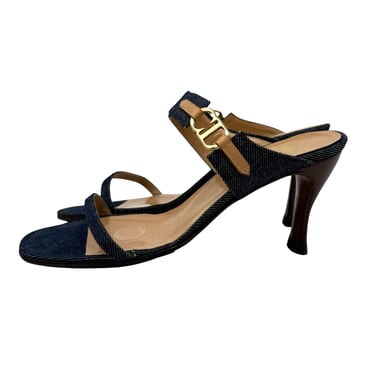 Dior Denim Strap Sandals