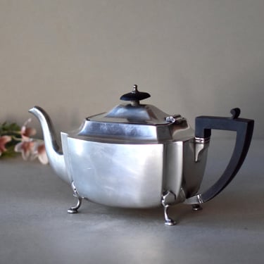 Antique Silver Plated Teapot Art Deco  Teapot  Home  Decor 