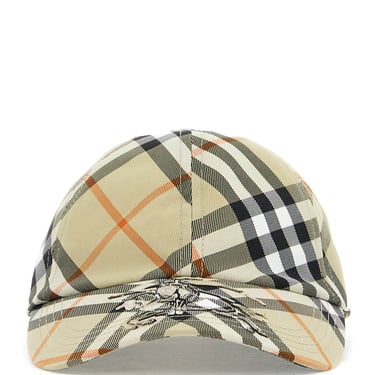 Burberry Ered  Checkered Baseball Cap Women