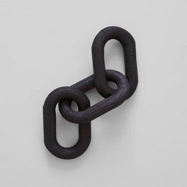 XL Wood Chain Links - Black