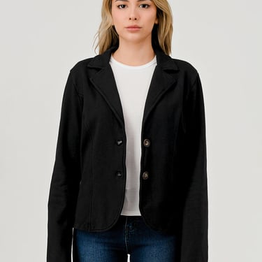 French Terry Blazer - Black