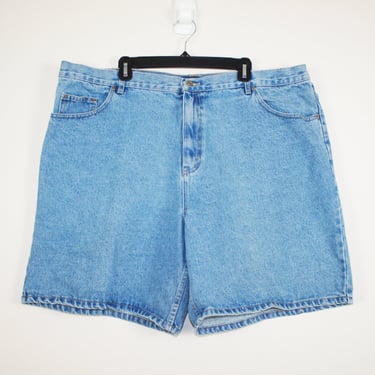 Vintage 1990s High Waist Denim Shorts, Size 44 Waist 