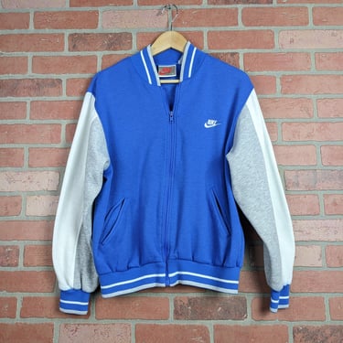 Vintage 90s Nike ORIGINAL Fleece Zip Up Jacket - Medium 