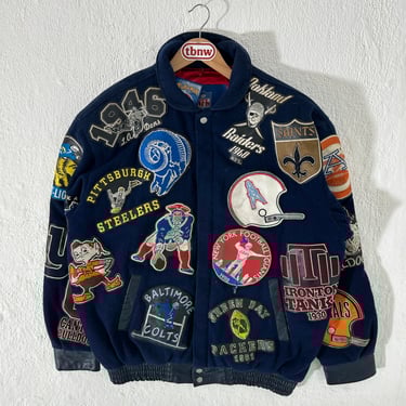 Vintage NFL Reebok Jeff Hamilton AOP Jacket Sz. XL