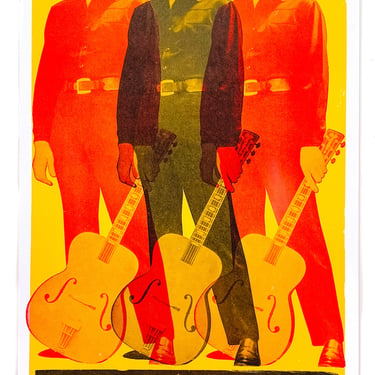 Triple Johnny Cash Poster