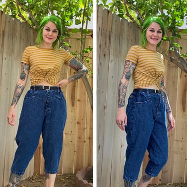 Vintage 1990’s Stonewash Denim Capris 