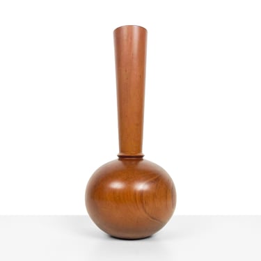 Vintage Kauri Turned Wood Vase 