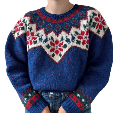 訳あり・アウトレット特集 Sweater Wool BAUER EDDIE Women's Vintage ~ Crewneck ~ M Size トップス