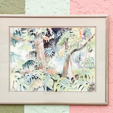 Jungle Watercolor Original Art