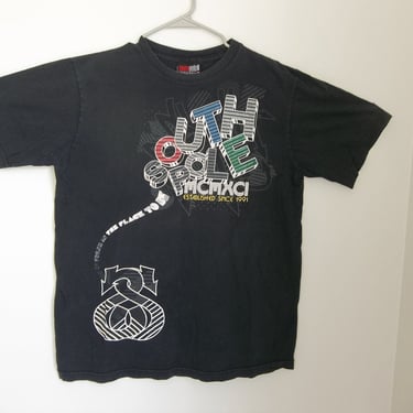 Vintage T-shirt South Pole 1990s sz XL Distressed Streetwear Hip Hop Rap Tee Dope Faded 