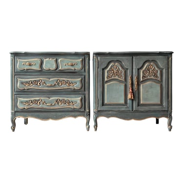 Huntley by Thomasville Country French Nighstands Chests - a Set 