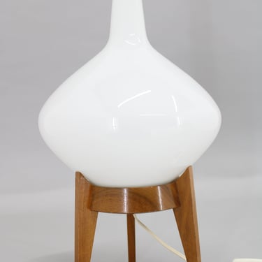 1960s Table lamp by ULUV ,Czechoslovakia / Mid-century / Vintage Lamp / White Colour / 