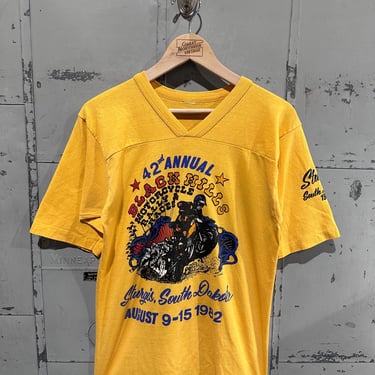 【希少】1989年製 Sturgis バイカーラリー ヴィンテージ ロンT S 1989 Sturgis Motorcycle Rally T Shirt, 80s South Dakota | American