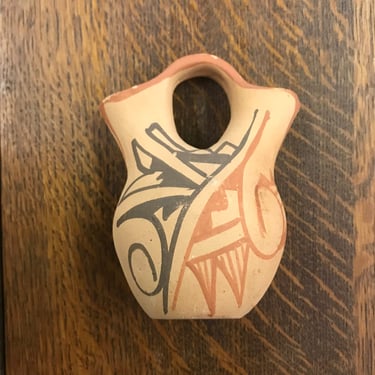 Jemez Pueblo Pottery wedding vase smaller size 