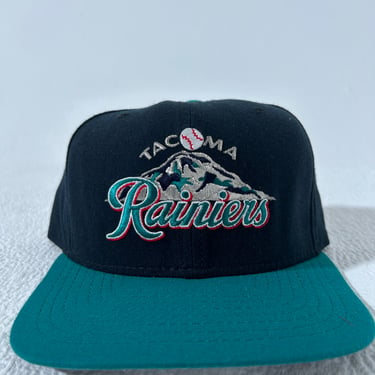 Vintage Tacoma Rainiers Snapback Hat Snapback Hat