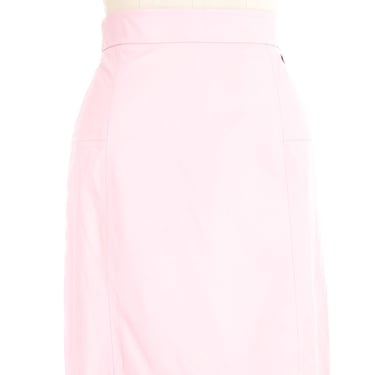 Chanel Pink Lambskin Skirt