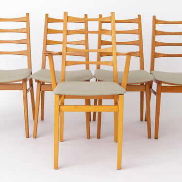 5 vintage chairs 1960s, Germany 