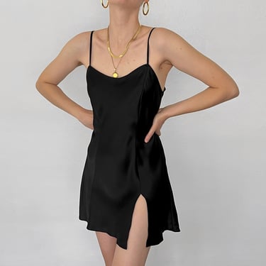 Vintage Victoria’s Secret Noir Silk Slip Dress