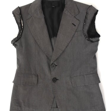 Comme Des Garçons Distressed Vest