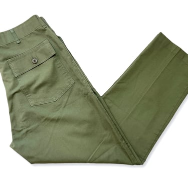 Vintage US Army OG-507 Field Trousers / Pants ~ measure 33 x 29.5 ~ Post Vietnam War ~ 33 Waist 