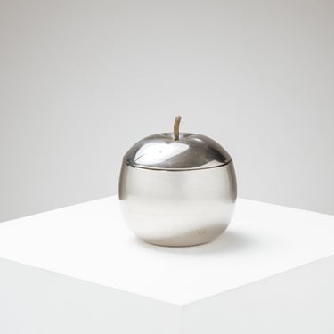 SEAU À GLACE &quot;POMME&quot; EN MÉTAL, 1970s