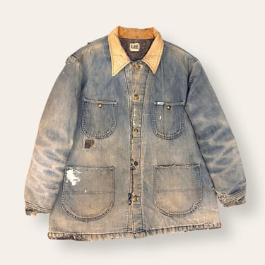 Vintage 1960’s LEE Thrashed Denim Chore Jacket