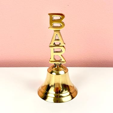 Brass Bell with BAR Handle 