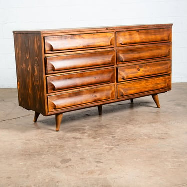 Mid Century Modern Dresser Credenza Franklin Shockey End Side Tables 8 drawer