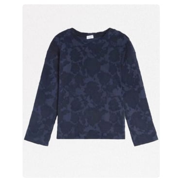 Leset Fiona Floral Burnout Shirt (Size: XS)
