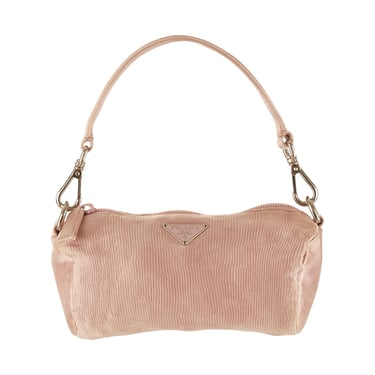 Prada Pink Corduroy Mini Bag