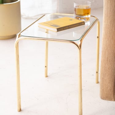 Brass End Table 1