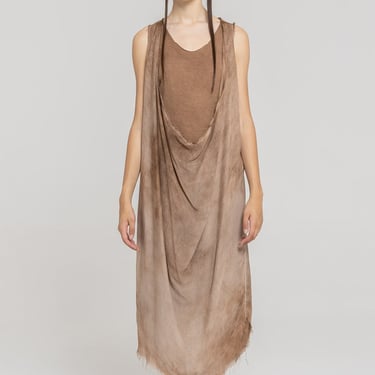 Contrast Drape Front Dress in HONEY or ANTHRACITE Only