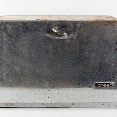 Vintage Chrome Beauty Box Bread Box 