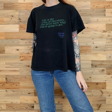 Forrest Gump 90's Vintage Movie Quote T Shirt 