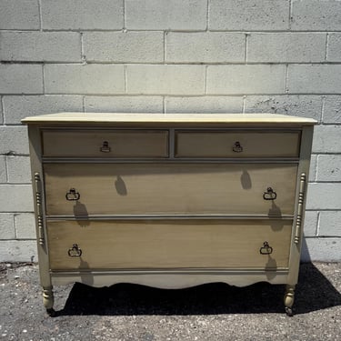 Antique Dresser Shabby Chic Finish Storage Chest Drawers Buffet Vanity Country French Cottage Bedroom Set Table Painted  CUSTOM PAINT AVAIL 