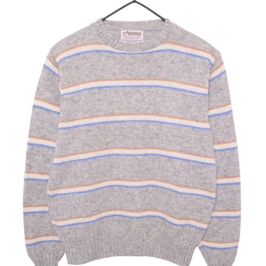 1960s Gray Striped Sweater