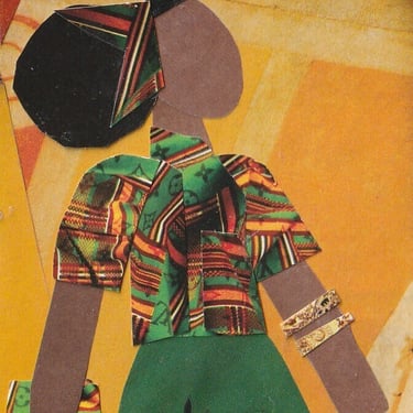 Bangles Tiny Collage African American art 
